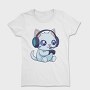 Cute Gamer Cat, Tricou Femei