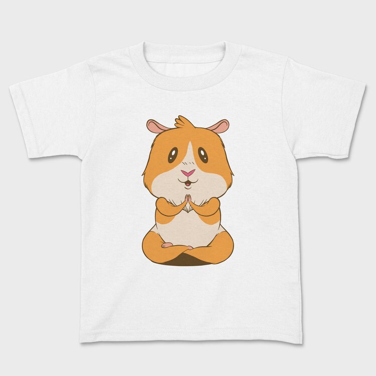 Cute Guinea Pig Yoga, Tricou Copii