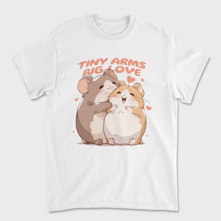 Cute Hamster Animal Friends Warm Hugs, Tricou Barbati (Unisex)