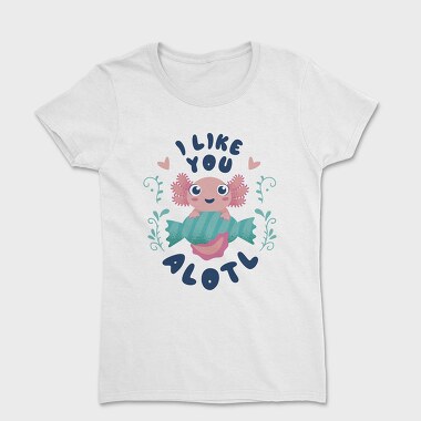 Cute Happy Baby Axolotl, Tricou Femei