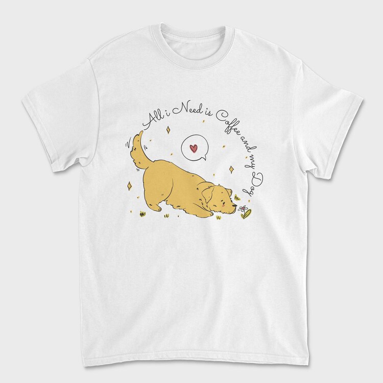 Cute Labrador Dog All I Need, Tricou Barbati (Unisex)