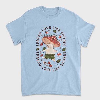 Cute Mushroom Fairy, Tricou Barbati (Unisex)