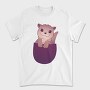 Cute Otter In Pocket, Tricou Barbati (Unisex)