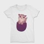 Cute Otter In Pocket, Tricou Femei
