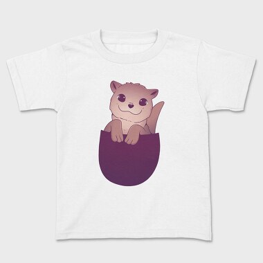 Cute Otter In Pocket, Tricou Copii