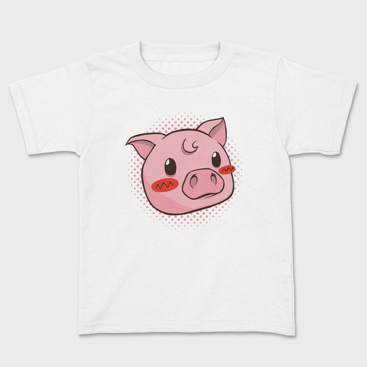Cute Pig Piggy, Tricou Copii
