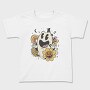 Cute Retro Ghost Halloween Vintage, Tricou Copii