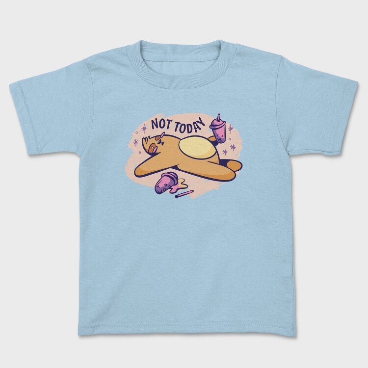 Cute Tired Sloth Not Today, Tricou Copii