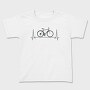 Bicycle Over Heartbeat Line, Tricou Copii