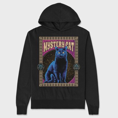Black Cat Mystery, Hanorac Oversize Barbati (Unisex)