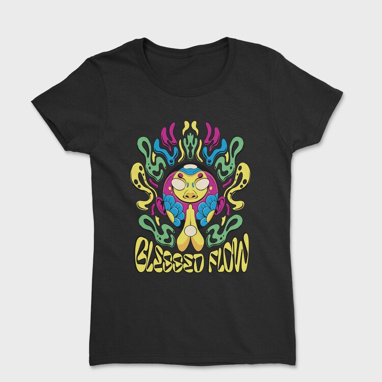 Blessed Flow Psychedelic, Tricou Femei