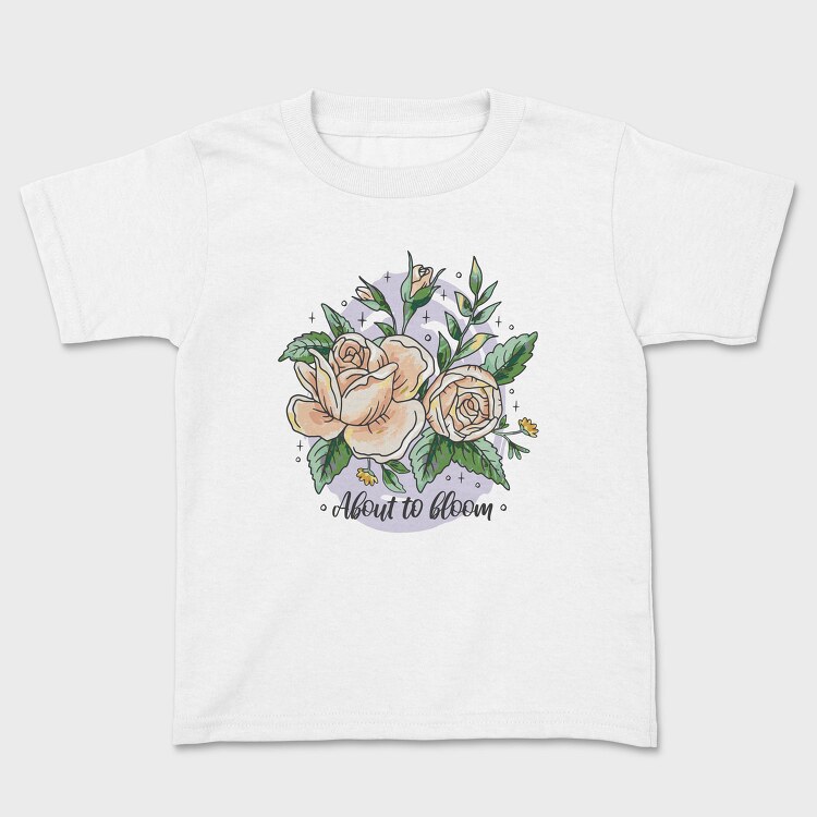 Bloom Rose Bouquet, Tricou Copii