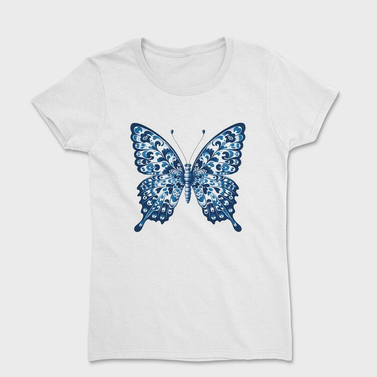 blue butterfly, Tricou Femei