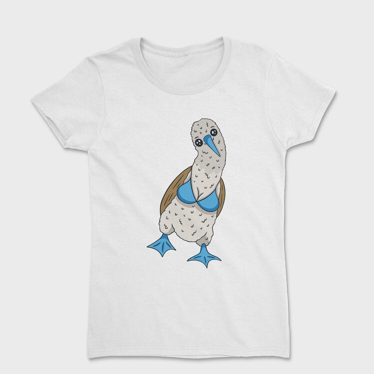 Blue Footed Booby Bird, Tricou Femei