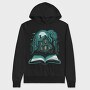 Book And Haunted House, Hanorac Oversize Barbati (Unisex)
