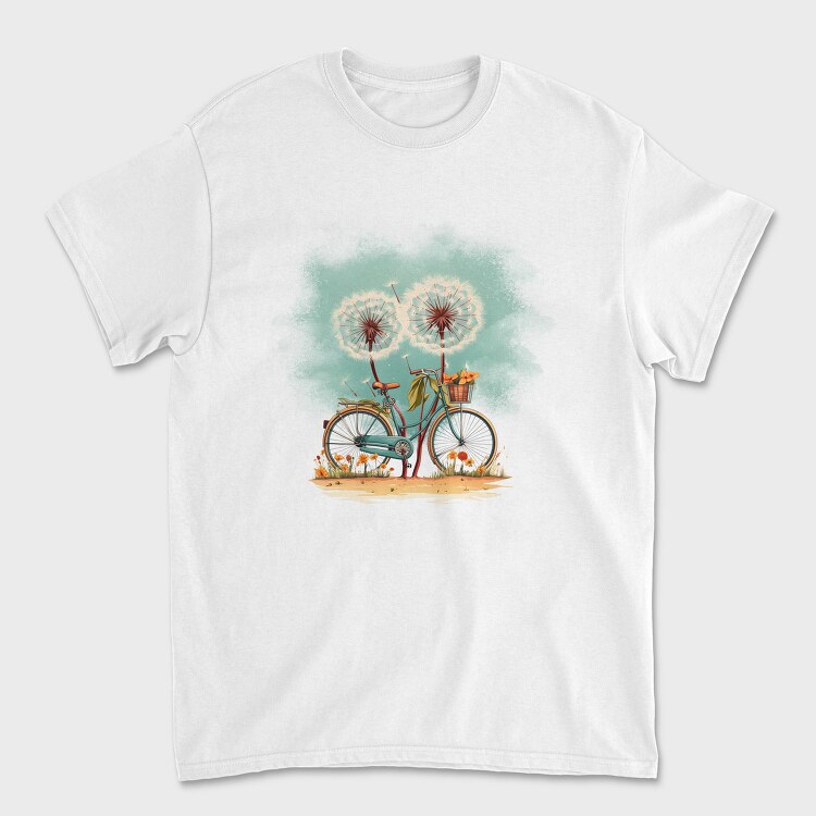 Dandelions Bike, Tricou Barbati (Unisex)