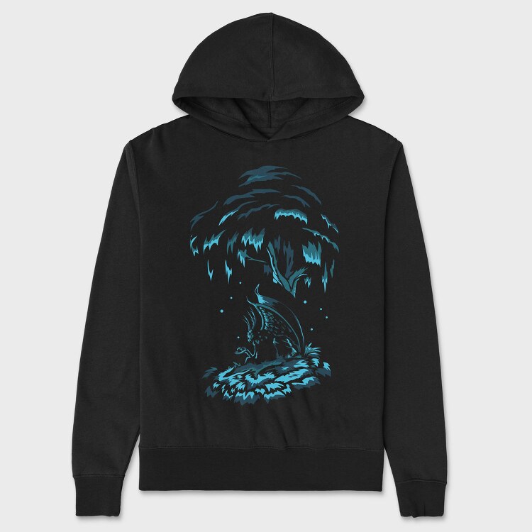 Dark Creature Demon Wings Darkness, Hanorac Oversize Barbati (Unisex)