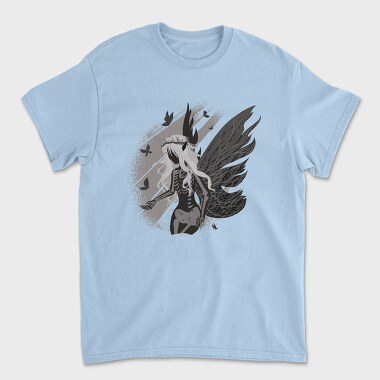 Dark Skeleton Fairy Fantasy Grunge, Tricou Barbati (Unisex)