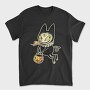 Demon Cat Illustration, Tricou Barbati (Unisex)