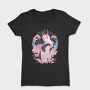 Demon Japanese Fantasy Girl Sorceress Horn Sakura, Tricou Femei