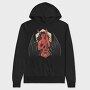 Demon With Guitar, Hanorac Oversize Barbati (Unisex)