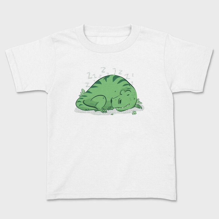 Dinosaur Sleeping T Rex, Tricou Copii