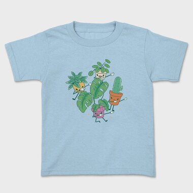 Dabbing Plants Cute, Tricou Copii