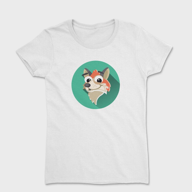 Fox Face Icon, Tricou Femei