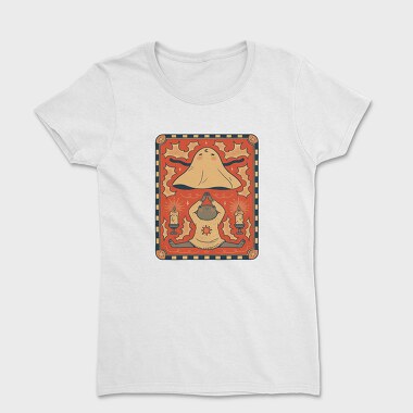 Frog Animal And Ghost Cartoon, Tricou Femei