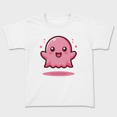 Bubbly Pink Ghost, Tricou Copii