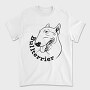 Bull Terrier Dog, Tricou Barbati (Unisex)