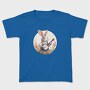 Bunny Playing Banjo Cottagecore, Tricou Copii