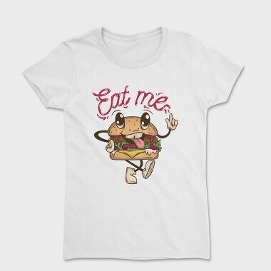Burger Retro Eat Me, Tricou Femei