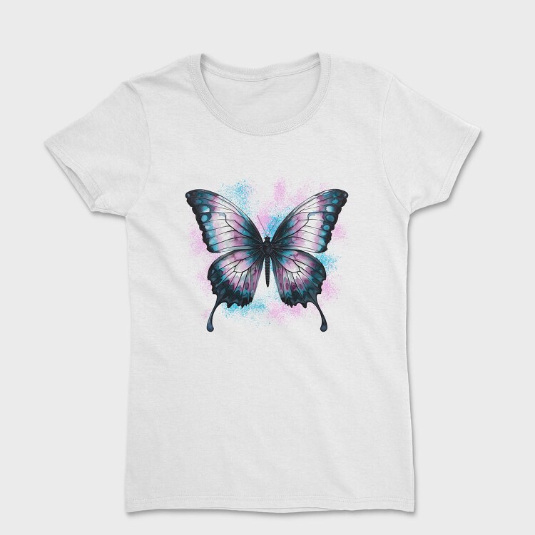 Butterfly Trans Flag, Tricou Femei