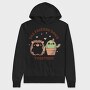 Cactus And Hedgehog Friends Cute, Hanorac Oversize Barbati (Unisex)