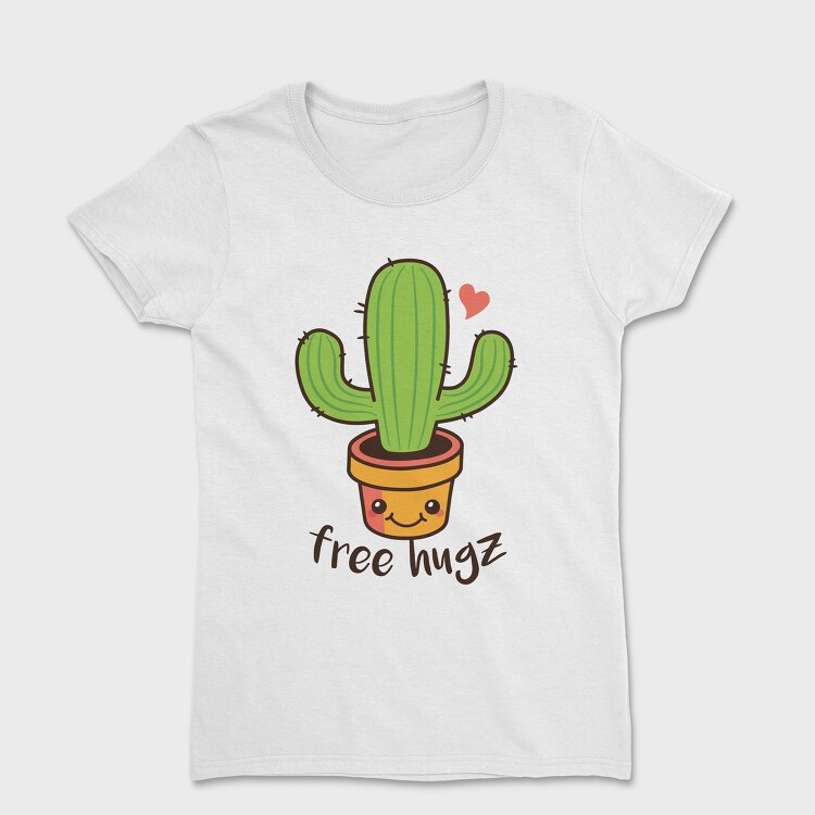Cactus Hugs Cute 01, Tricou Femei