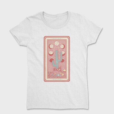 Cactus Plant Tarot Card, Tricou Femei