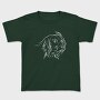 Dog German Breed Line Art Kleiner Munsterlander, Tricou Copii