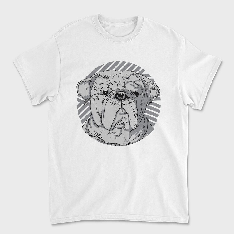 Dog Realistic Portrait, Tricou Barbati (Unisex)
