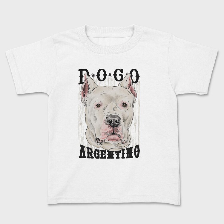 Dogo Argentino Dog Breed, Tricou Copii