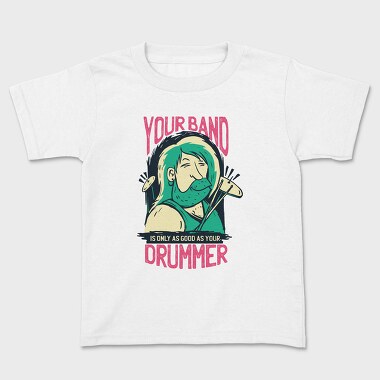 Drummer Quote, Tricou Copii