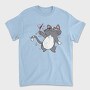 Drunk Cat With Drink, Tricou Barbati (Unisex)