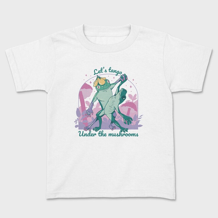 Frogs Dancing Tango Cottagecore, Tricou Copii