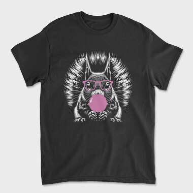 Fun Squirrel With Bubble Gum, Tricou Barbati (Unisex)