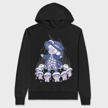 Fungi Witch, Hanorac Oversize Barbati (Unisex)