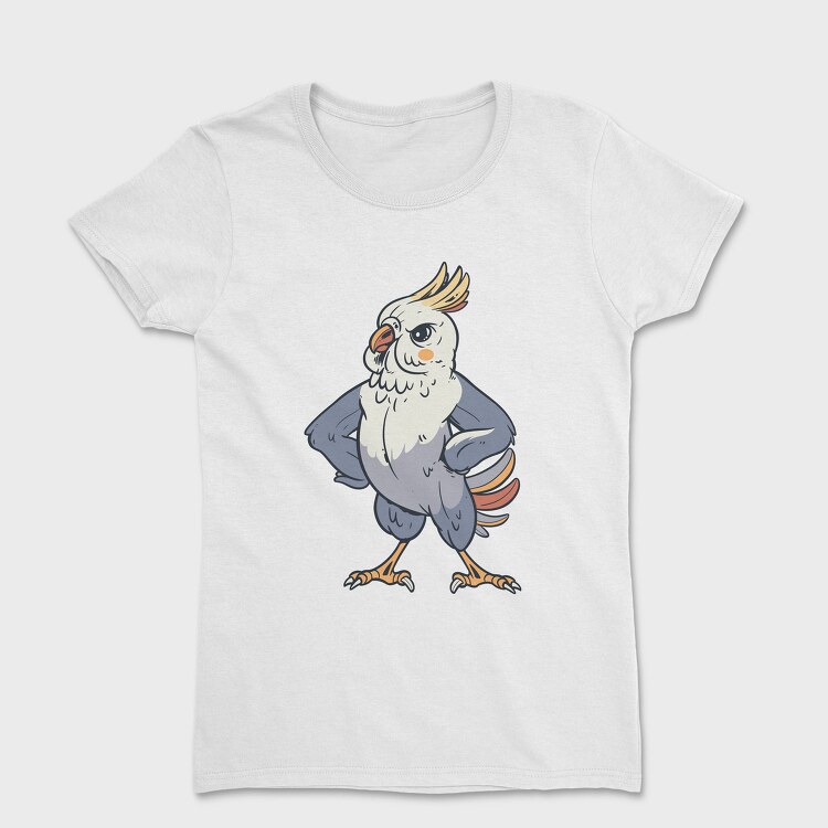Indignant Cockatiel, Tricou Femei