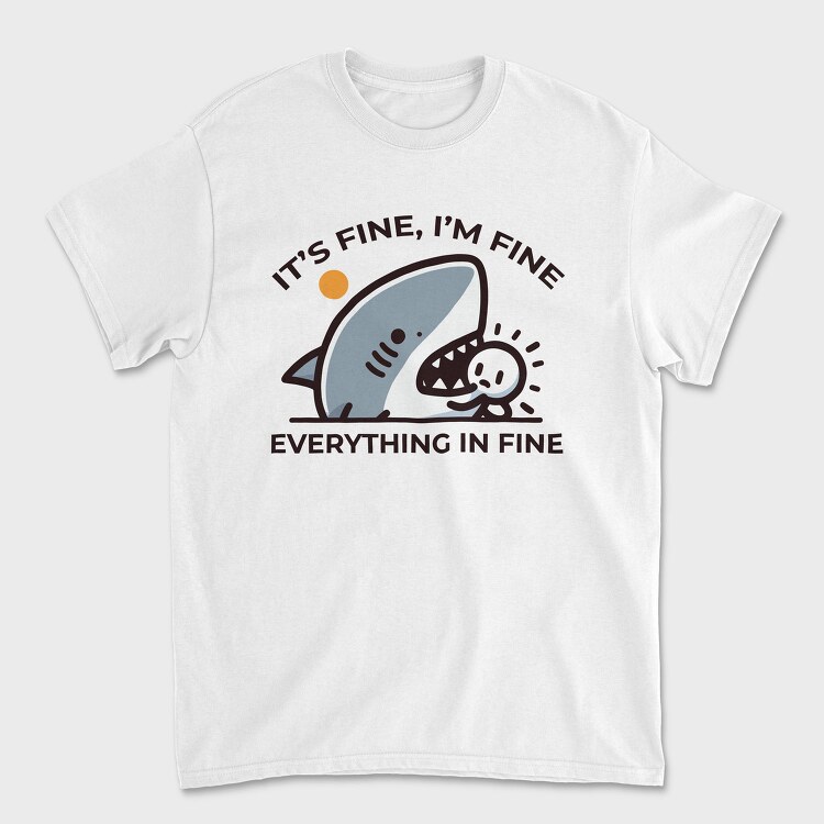 Its Fine Shark, Tricou Barbati (Unisex)