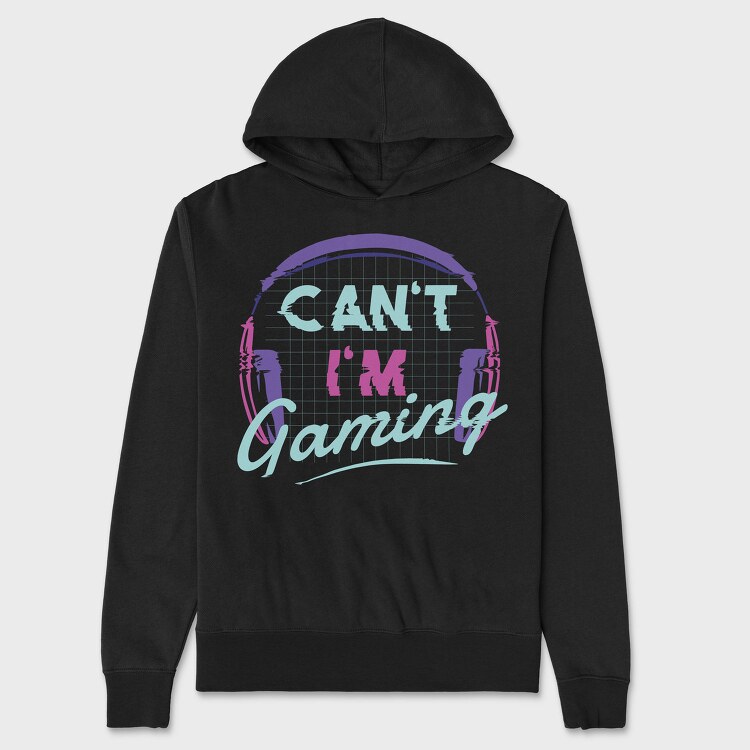 Can T Im Gaming, Hanorac Oversize Barbati (Unisex)