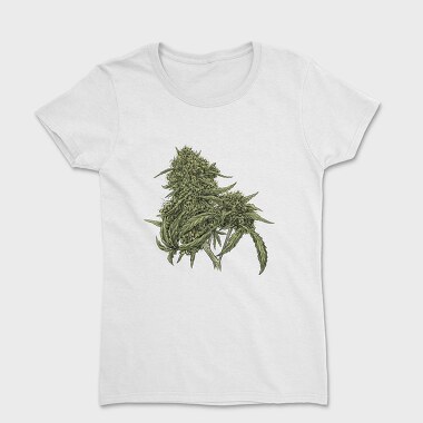 Cannabis Pud Plant Weed, Tricou Femei