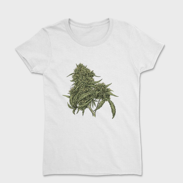 Cannabis Pud Plant Weed, Tricou Femei